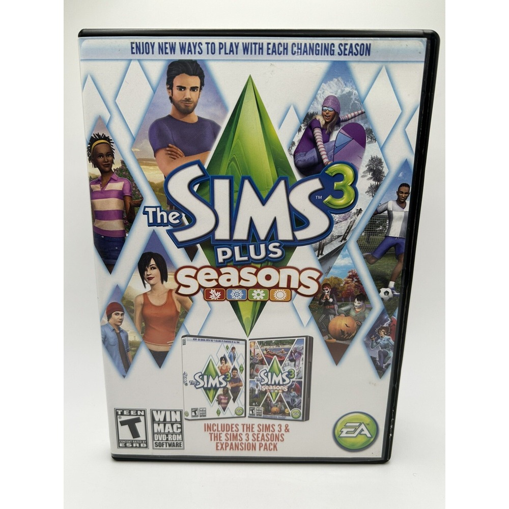 The Sims‎ 3 Plus Seasons Computer Game PC Game Complete